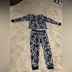 Justice Snow Leopard pj set